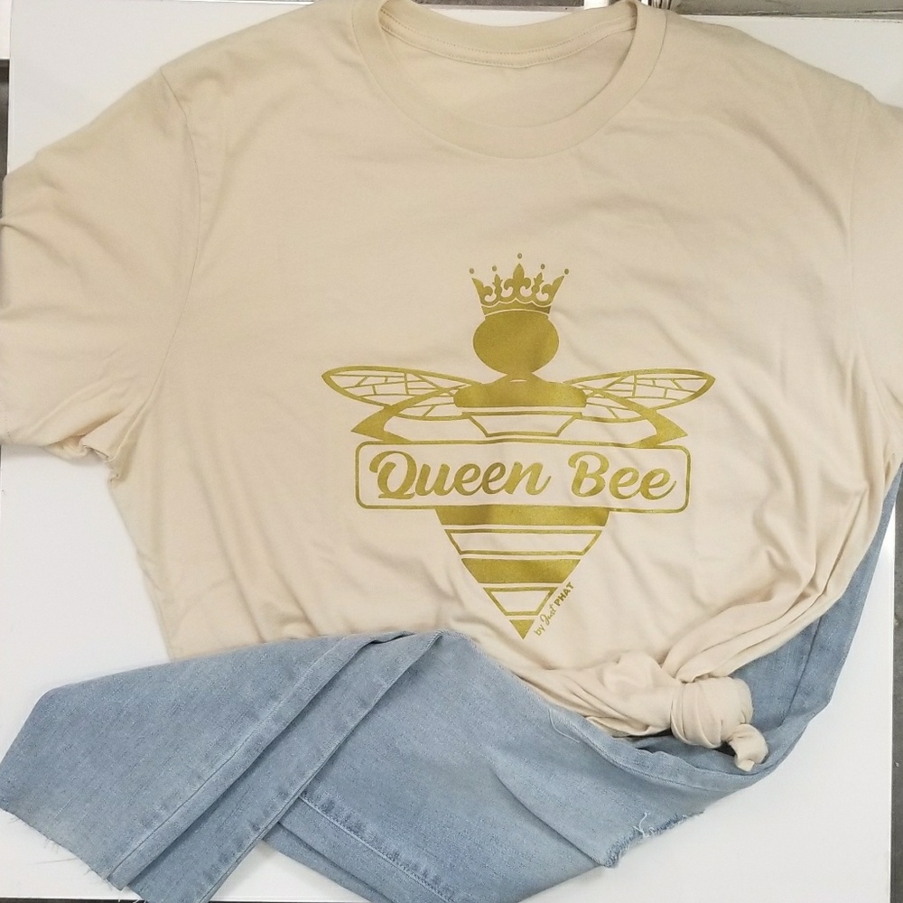 Queen Bee TEE ONLY (Cream)